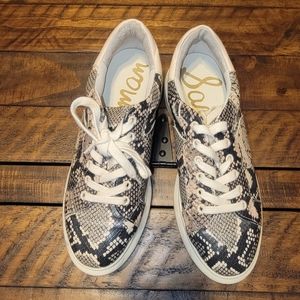 Sam Edleman Snake Print Sneakers